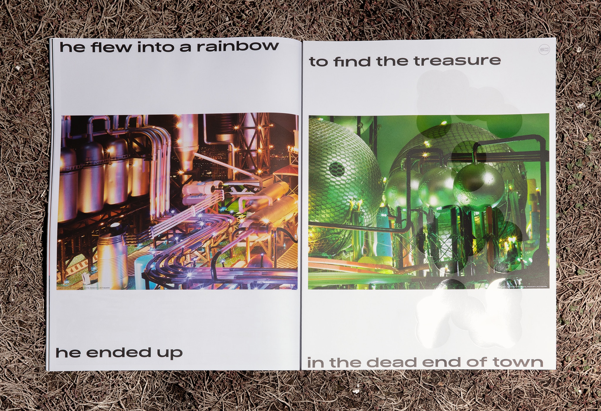 Magazinlayout Bild und Typografie / Magazine layout pictures and typography