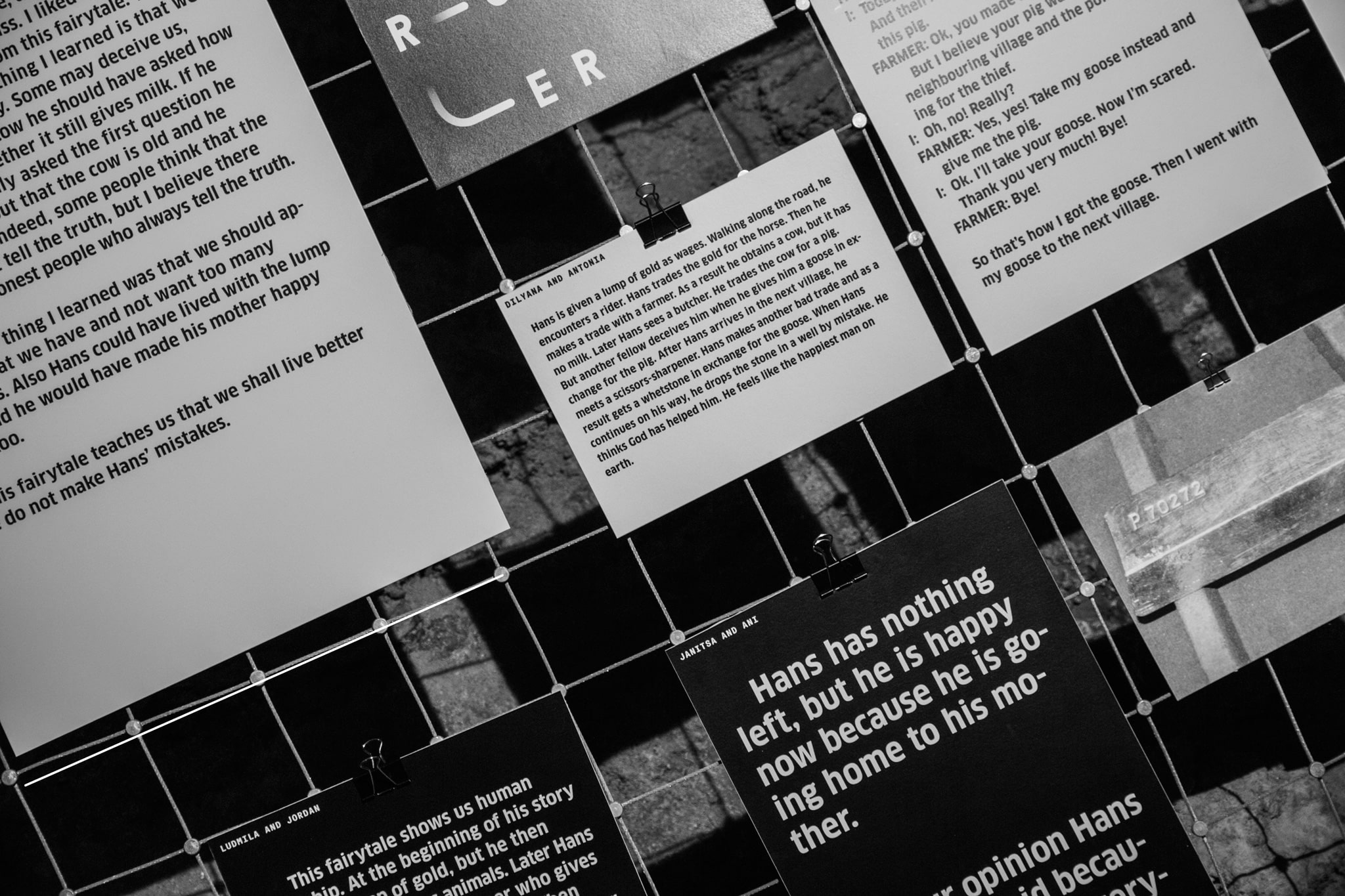 Ausstellungsansicht H&ouml;hle mit Kappaplatten / Exhibition view cave kappa plates