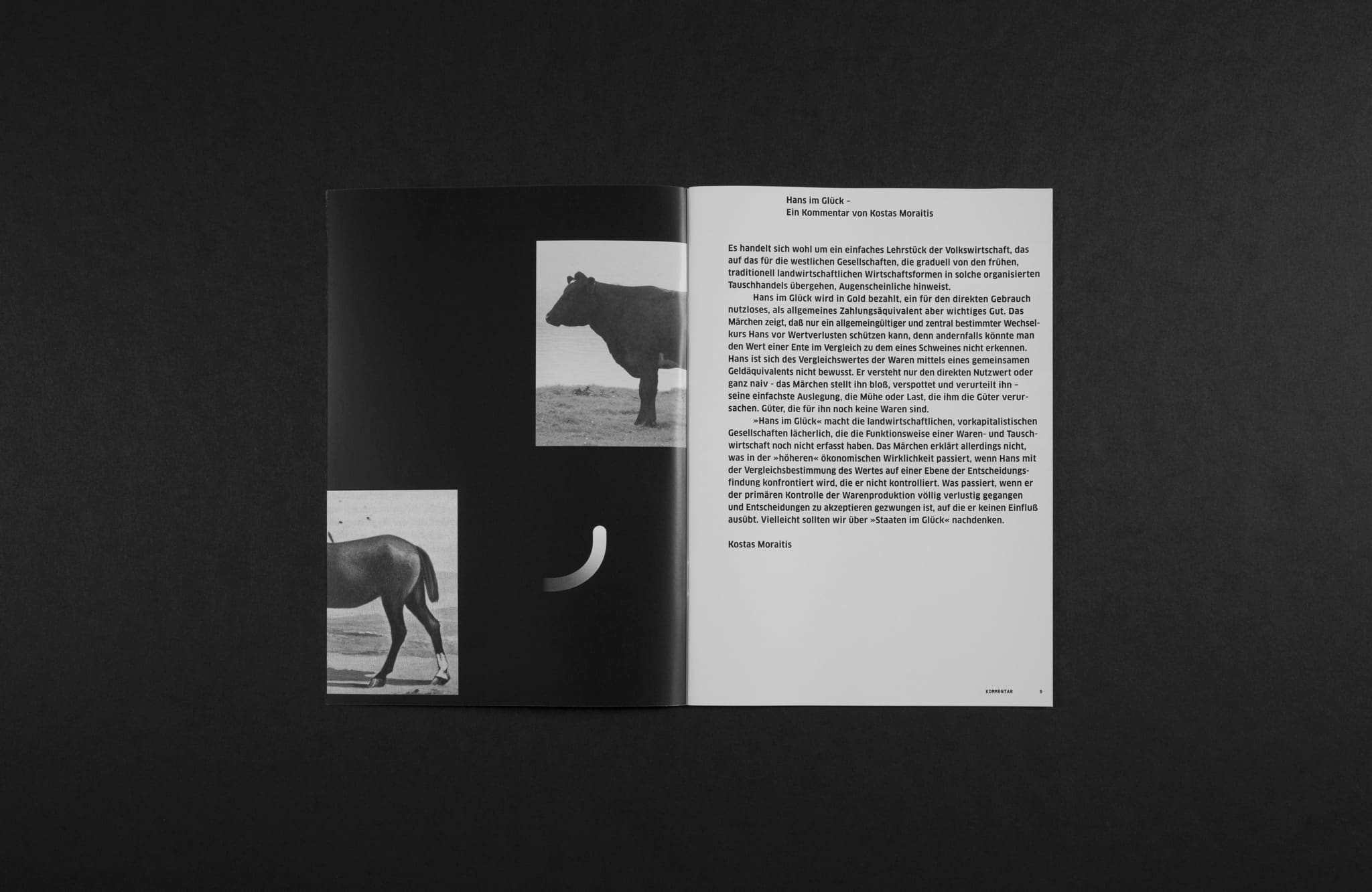 Layout mit Text und Bild Seite 26 / Layout program booklet with and picture text page 26