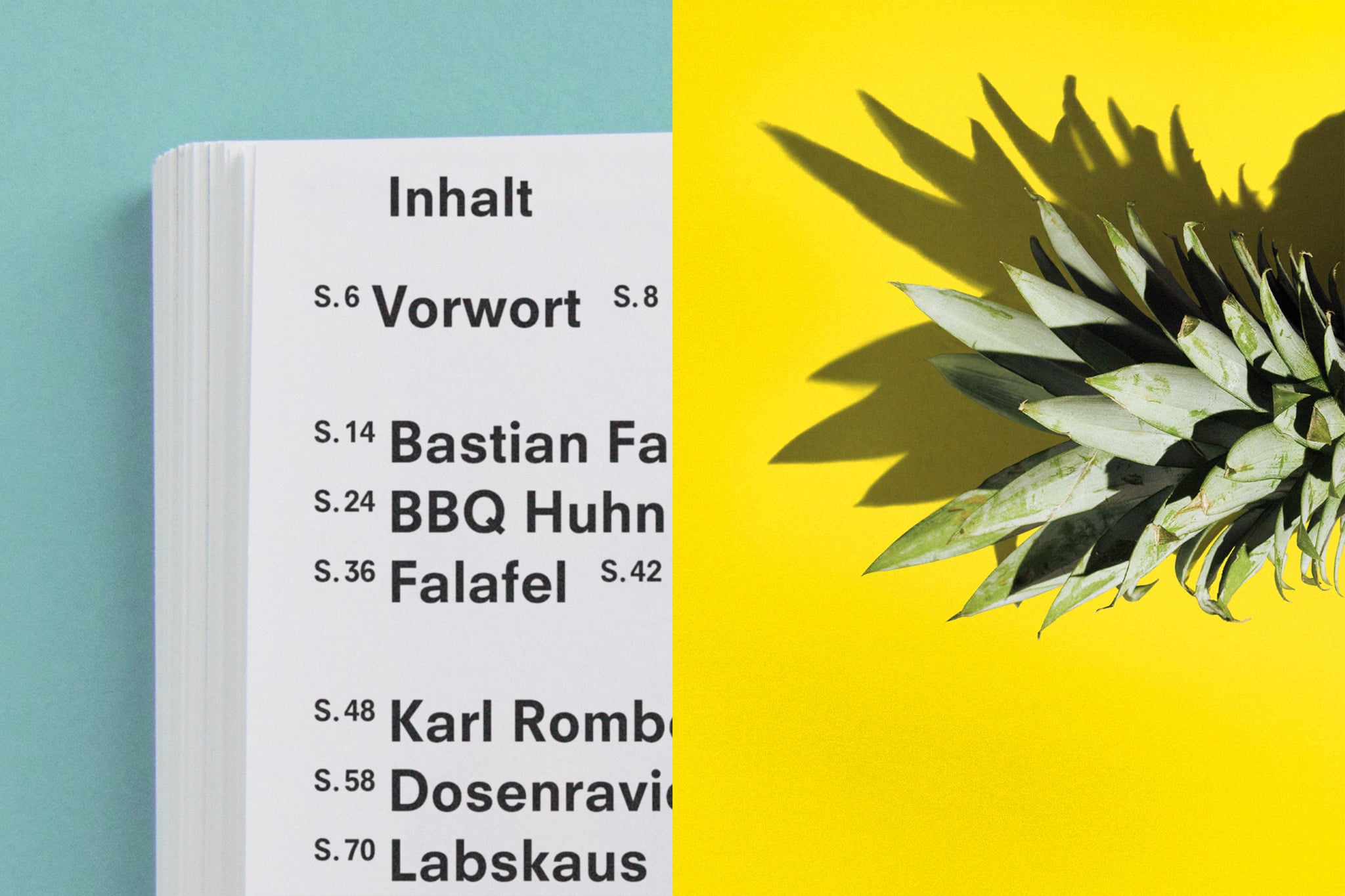 Detail Inhaltsverzeichnis / Detail table of contents