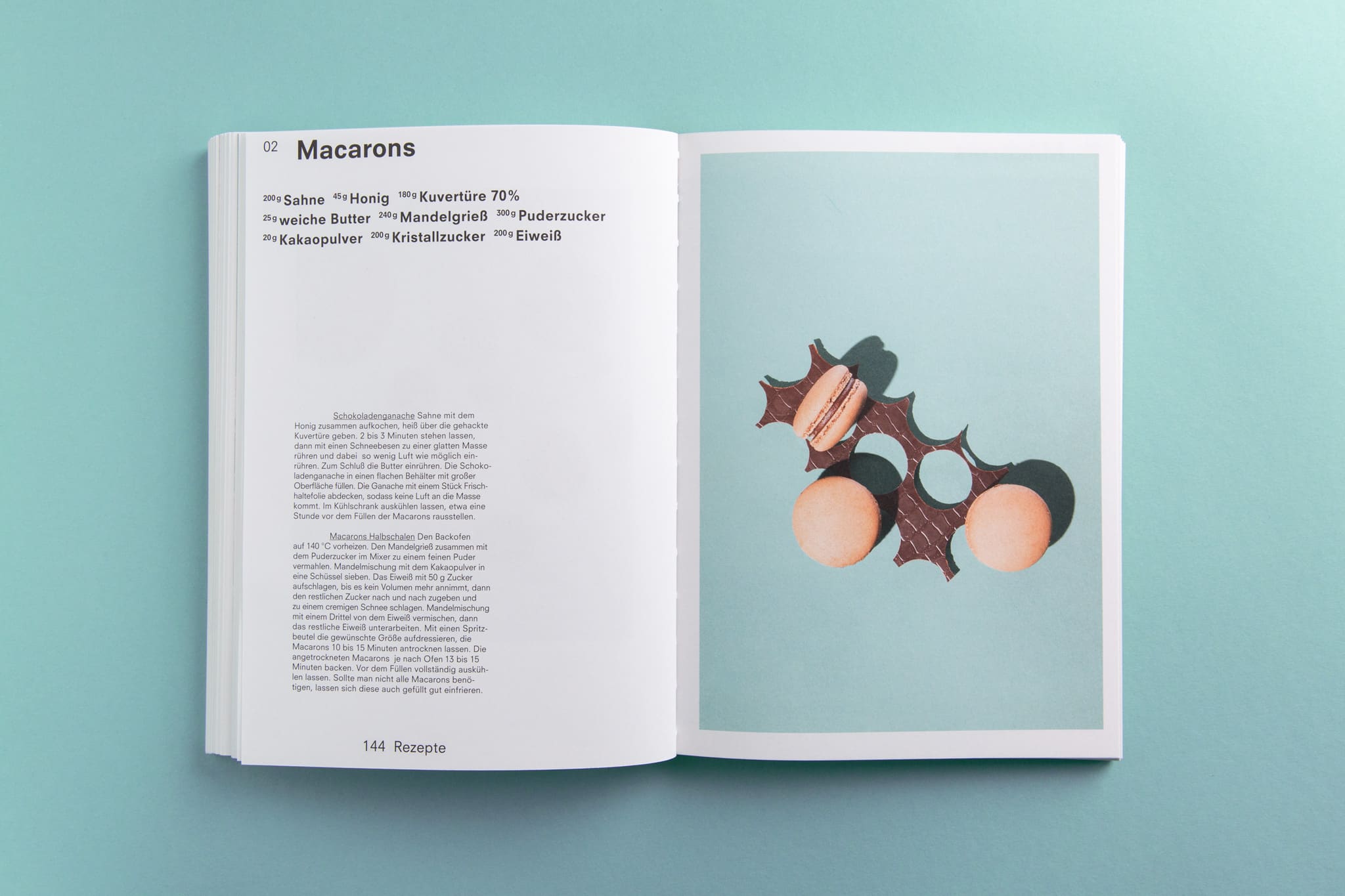 Layout Macarons Rezept / Layout recipe Macarons