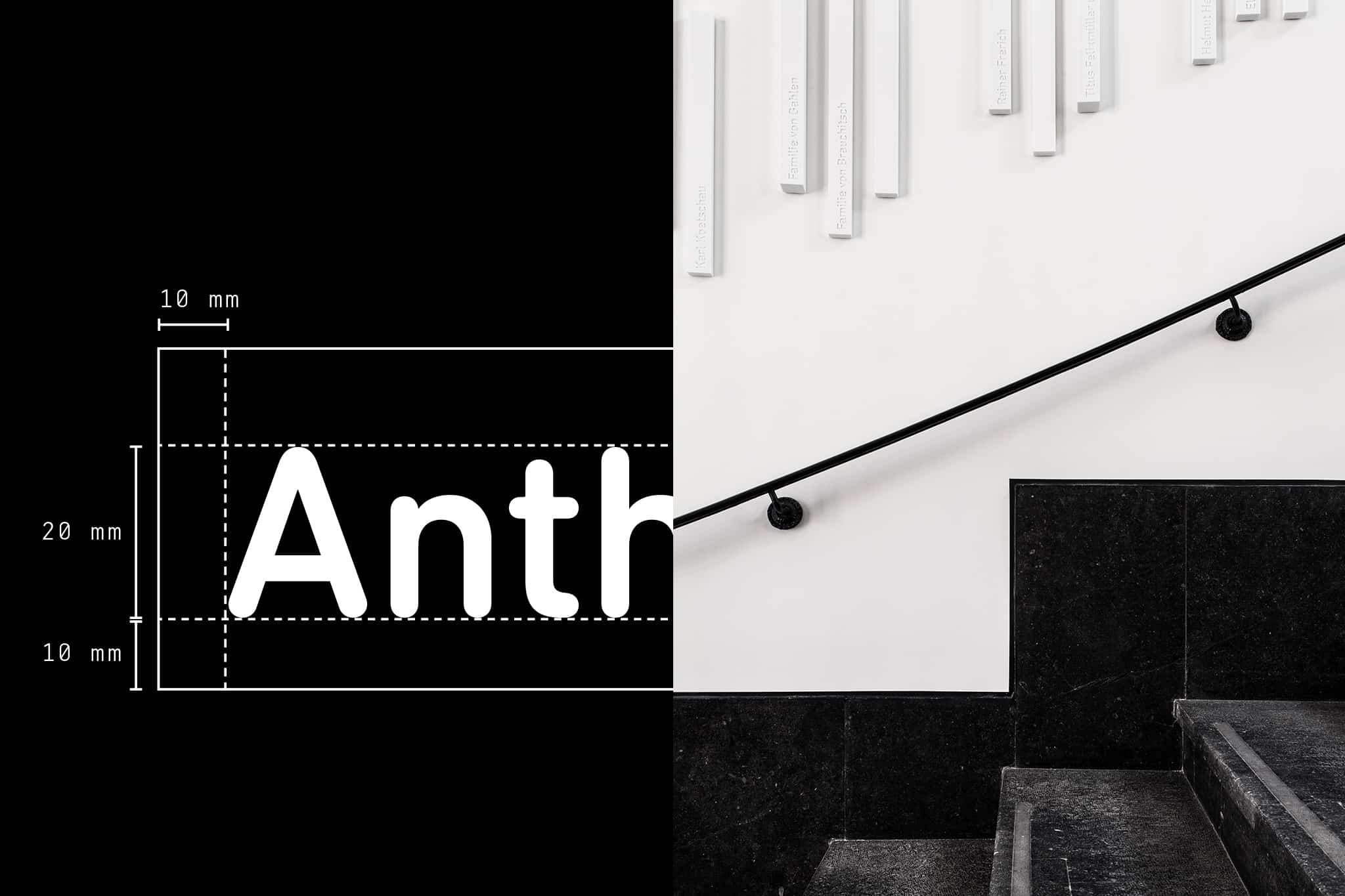 Konstruktionsskizze Verma&szlig;ung + Schrift / Construction sketch dimensioning + writing